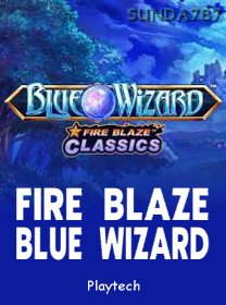 Fire Blaze Blue Wizard game cover